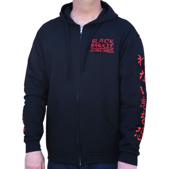 Scorned Japanese Demon Tattoo Art Black Hoodie S- M-L-XL-2XL NWT - Picture 3 of 9